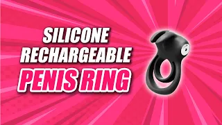 silicone rechargeable penis ring vibrating cock ring penis ring vibrator review
