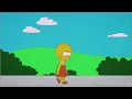 SAD LISA SIMPSON Frame by Frame Animation GIF