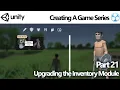Unity Game Creator - Create a Game 21 Upgraded Inventory