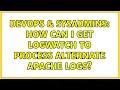 DevOps SysAdmins How can I get logwatch to process alternate apache logs