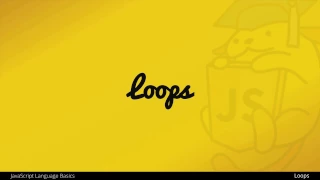 Loops in JavaScript from the JavaScript for WordPress Master Course