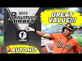 BIG HIT 2022 BOWMAN DRAFT 1st EDITION Is it worth it