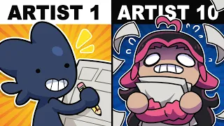 10 ARTISTS Make A COMIC Without COMMUNICATING