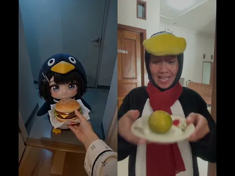 Gugugaga lover burger 🍔 #gugugaga #penguin #cute #arknights #arknightsendfield #endmin