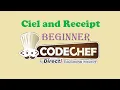 Ciel and Receipt CodeChef Beginner Level solved problem