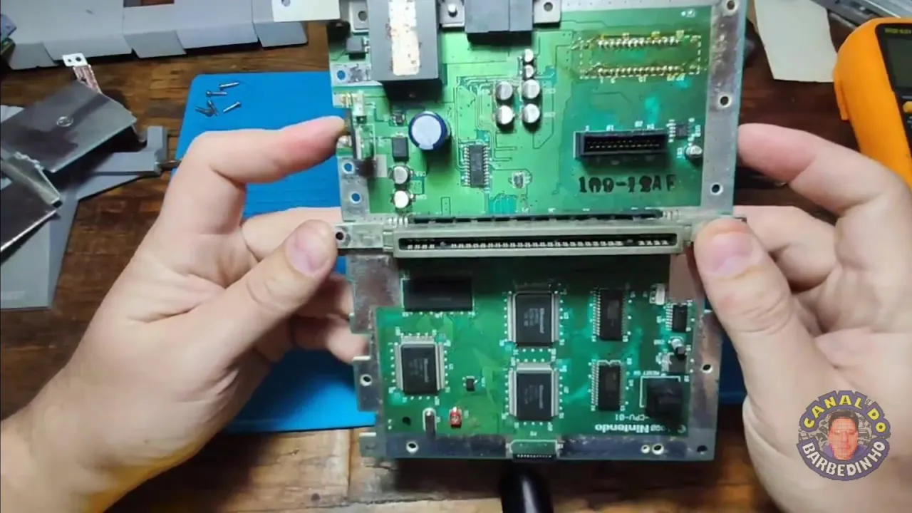 Teste e conserto Super Nintendo 001 que peguei barato na rua!