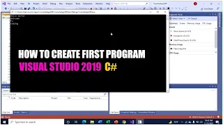 Visual Studio 2019 C How to Create Your First Program Hello World