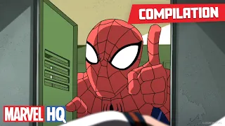 Spider-Man Goes Back to School 🎒🚌🕷️ | Ultimate Spider-Man | @MarvelHQ