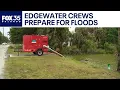 Edgewater crews pump lakes in preparation for flooding