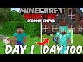 100 Days in Hardcore Minecraft Bedrock