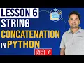 String Concatenation In Python - Python Tutorial Lesson 6