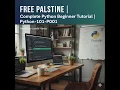 Class 01 Introduction Installation Complete Beginner Tutorial Python-101-P001