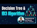 Decision Tree and ID3 AlgorithmDecision Tree ID3 Algorithm Explained Simply Machine Learning
