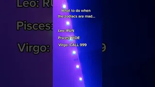 What to do when zodiacs are mad