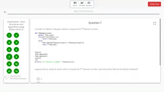 Data Structures and Algorithms using Python - Part 2 solution Infosys Springboard