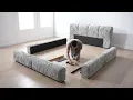 Woodpeckers Furniture Sienna Upholstered Platform Bed - Assembly Guide
