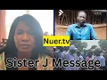 nuer tv direct messaget in response to Jacob dollar who insutled Nuer community in nasir sister J
