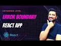 Error Boundary React Tutorials in Hindi