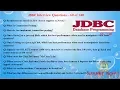 Java Database Connectivity JDBC Interview Questions - 60 out of 140