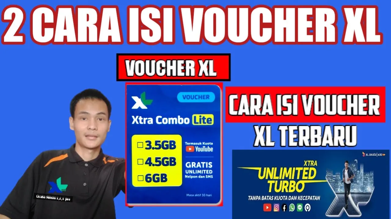 Cara isi ulang kuota kartu XL dengan voucher