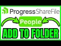 How To ADD PEOPLE To ShareFile Folder QUICK EASY 2026