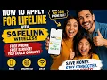 How to apply for Lifeline with SafeLink Wireless