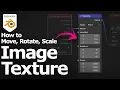 How to move rotate scale image texture in Blender using mapping node and UV layout