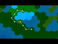 A-star pathfinding on an hexagonal map
