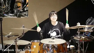 avenged sevenfold nightmare drum cover by tarn softwhip female drummer