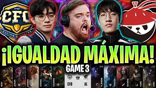 ASÍ TERMINA LA SERIE MÁS IGUALADA! 😱CASTEO ÉPICO IBAI!🔥 | CFO vs AL Game 3 WORLDS 2025 ESPAÑOL IBAI