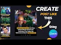 How To Create Social Media post In Canva Mobile How To Create Social Media Like Startup Pakistan