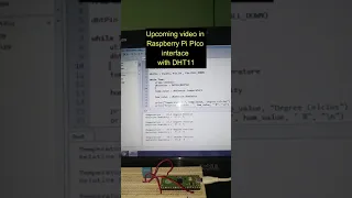 Raspberry Pi Pico interface with DHT11 MicroPython ThonnyIDE