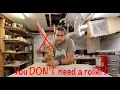 How to make a PERFECT CLAY SLAB WITHOUT a roller