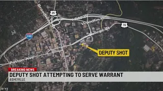 Buncombe Co deputy shot while serving warrant