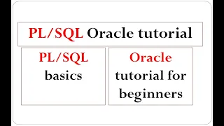 Oracle tutorial Oracle introduction basics