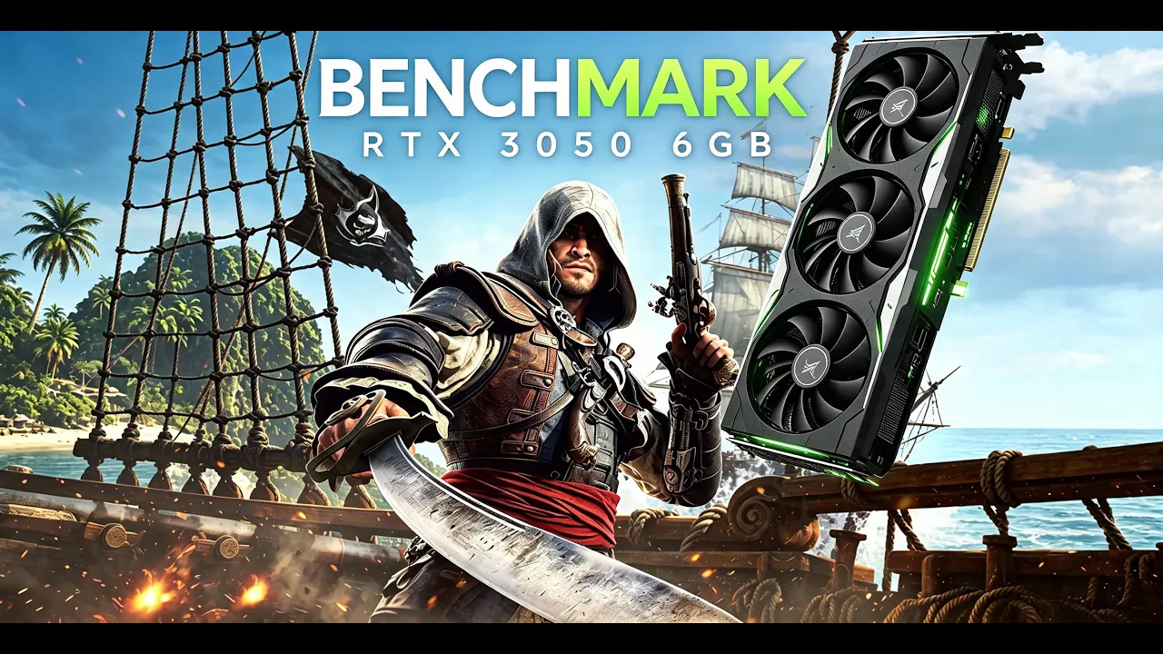 Assassins Creed : Black Flag Resynced - benchmark | Rtx 3050 6gb