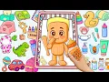 Download Lagu 🫧Paper DIY🌈BABY TUNG TUNG SAHUR TRANSFORM🗿🪵Makeup + Nails +Outfit Unboxing ASMR | DIY Cubes Pingfong