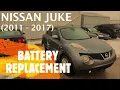 Nissan Juke - BATTERY REPLACEMENT REMOVAL 2011