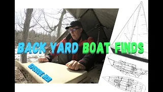 Back Yard Boat Finds (C & C Corvette 31), Wind over Water, Episode 131 #boatrestoration #candcboats