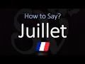 Lagu How to Say July in French? | Pronounce Juillet | Native Speaker