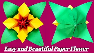 Download কাগজ দ্বারা ফুল || Paper flower origami || Kagoj dara ful || MP3