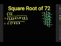Square root of 72