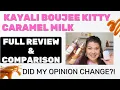 KAYALI BOUJEE KITTY CARAMEL MILK Full Review Comparison DID MY OPINION CHANGE