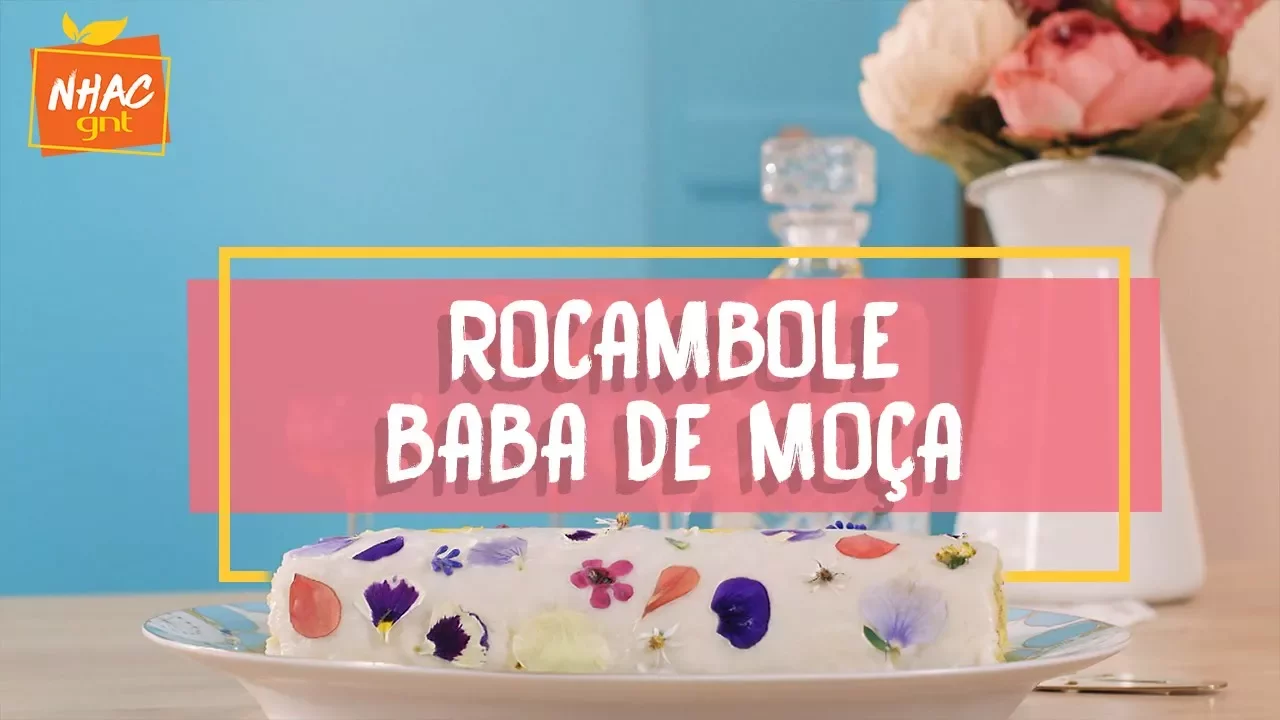 ROCAMBOLE DE BABA DE MOÇA RAÍZA COSTA RAINHA DA COCADA