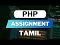 PHP Assignment Operators in Tamil Full Course for Beginners Web Development Tutorial