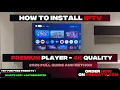 How to Install IPTV on ALL DEVICES PREMIUM Content - EASY SETUP