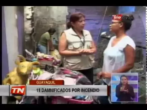 19 damnificados por incendio