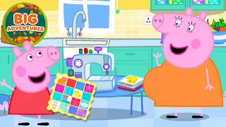 Peppa Pig SEWS a BABY BLANKET! 🧵 Creativity Adventure | New Full Episodes | 22 Mins