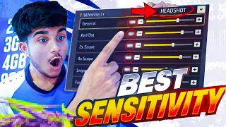 2026 BEST SENSITIVITY For 99.99% Headshot Rate ☠️🔥 All Devices || Free Fire Max || FireEyes Gaming