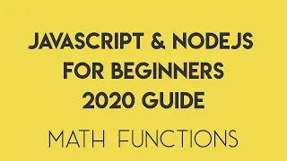 JavaScript for Beginners 2020 - Episode 5
